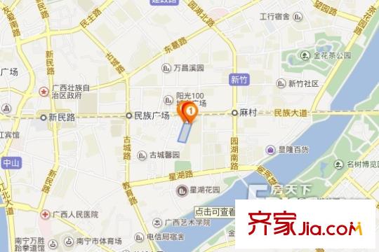 盛天國際交通圖