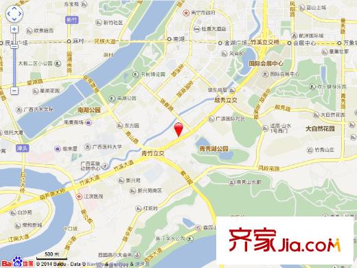 山水花都交通圖