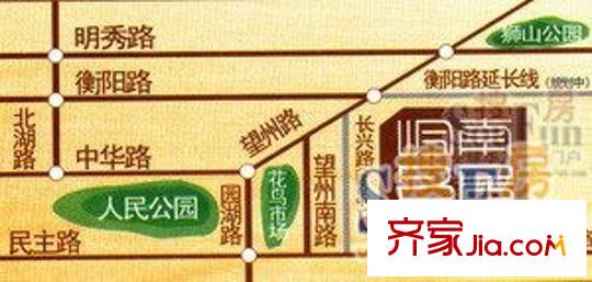 嶺南名居交通圖