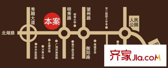 隆源國際公館交通圖區(qū)位圖