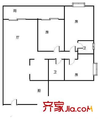 隆源國際公館 0室 戶型圖