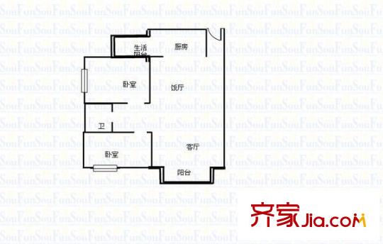 鳳嶺文景園 0室 戶型圖