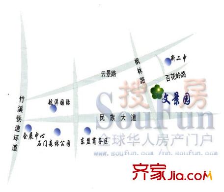文景園交通圖