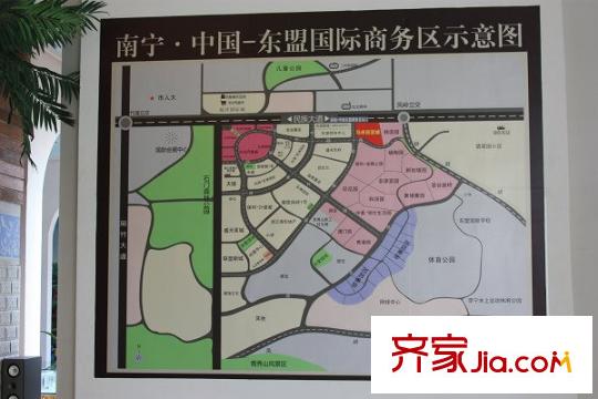 馬來西亞城交通圖東盟商務(wù)區(qū)示意圖