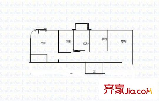 向南居金溪園 0室 戶型圖