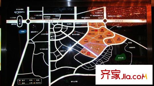文萊御園交通圖