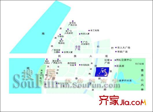 左岸青園交通圖