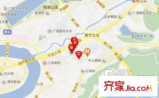 竹溪新興苑交通圖