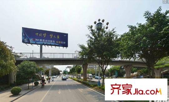 竹溪新興苑配套圖門(mén)口過(guò)馬路天橋