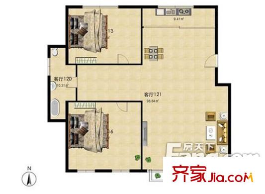 廣西華南烹飪專(zhuān)業(yè)學(xué)校宿舍戶(hù)型圖廣西華南烹飪學(xué)校宿舍戶(hù)型圖2s2t 2室2廳1衛(wèi)1廚