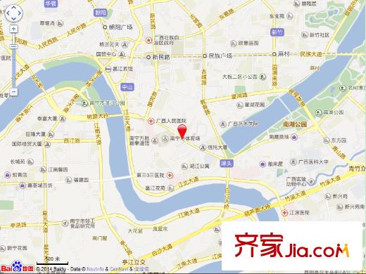 工行廣西分行宿舍交通圖 