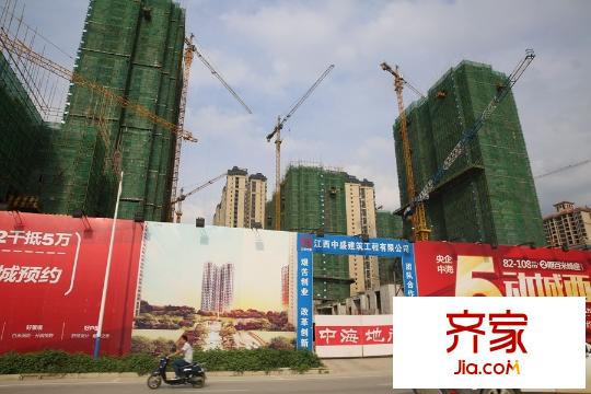 中海御湖熙岸工程進(jìn)度（2015-6-18）