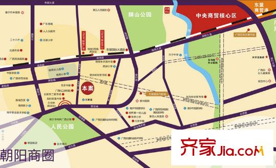 金色領(lǐng)域區(qū)位圖