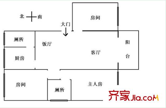 區(qū)醫(yī)院星湖門診部宿舍戶型圖5 