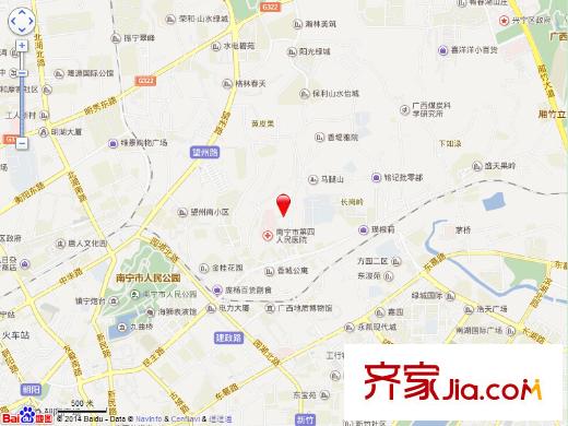 第四人民醫(yī)院生活一區(qū)交通圖