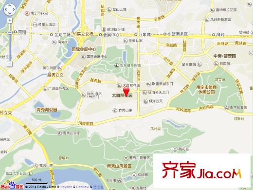 大自然獨(dú)棟別墅交通圖