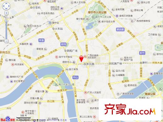 南寧市金鑫樓交通圖