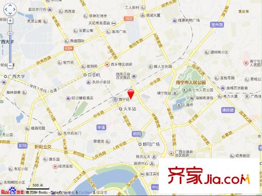 區(qū)中醫(yī)二附院宿舍交通圖 
