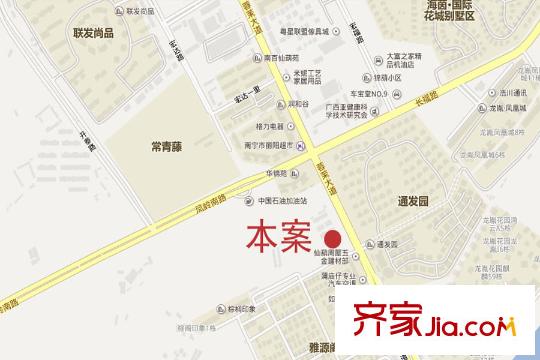 水岸新都區(qū)位圖