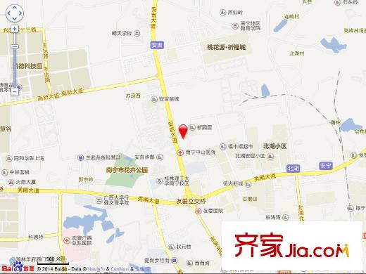 麗安居小區(qū)交通圖 