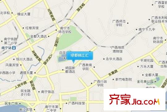 綠都錦江匯交通圖