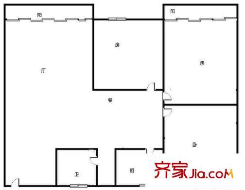 博物館宿舍 3室 戶型圖