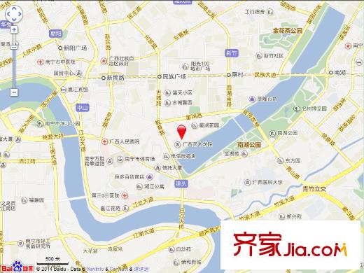 廣西藝術(shù)學(xué)院教職工宿舍交通圖