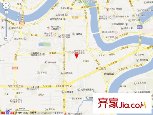 廣西第一安裝公司生活區(qū)交通圖 