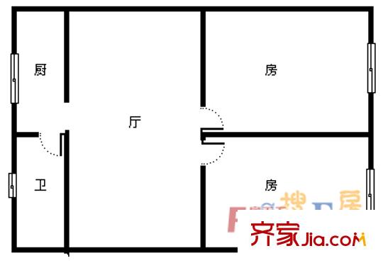 凌鐵小區(qū) 戶型圖