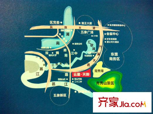 云星?錢隆天下交通示意圖