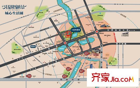 云星錢隆御景交通圖