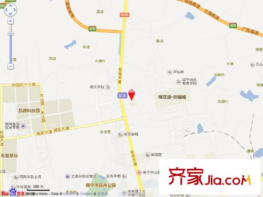 安吉新城交通圖 