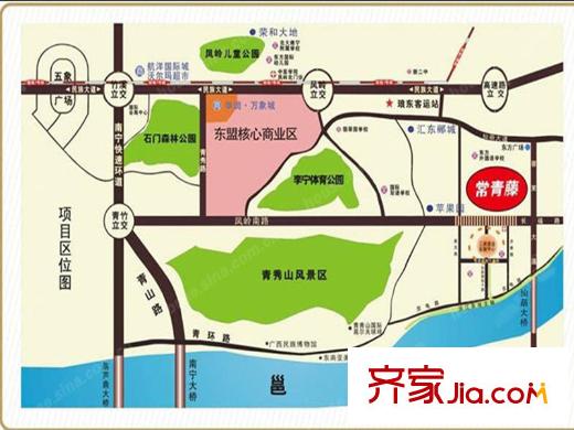 常青藤交通圖