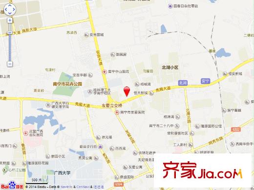秀廂大道石油科技大院交通圖