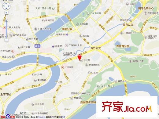 公安局興寧分局宿舍交通圖