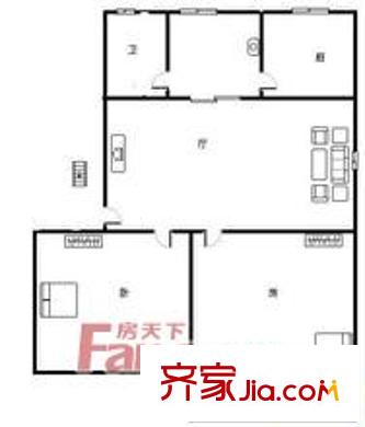 公安局興寧分局宿舍 戶型圖