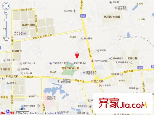 花卉公園生活區(qū)交通圖