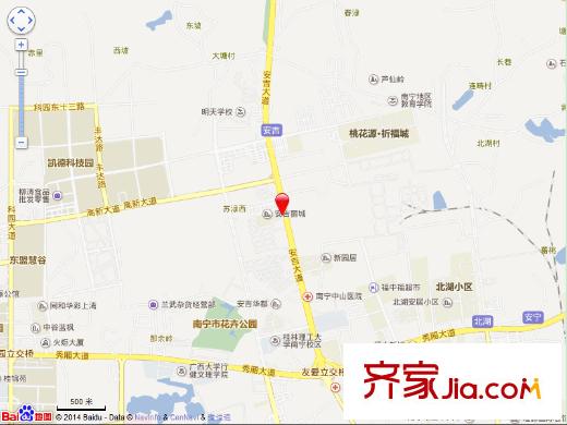 水電工程局安吉生活區(qū)交通圖  