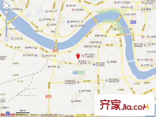 南寧電廠五一東路宿舍交通圖南寧電廠