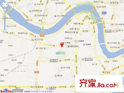 廣西賴氨酸廠第一生活區(qū)交通圖  