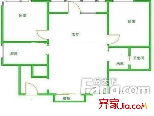 公安局興寧分局宿舍 戶型圖