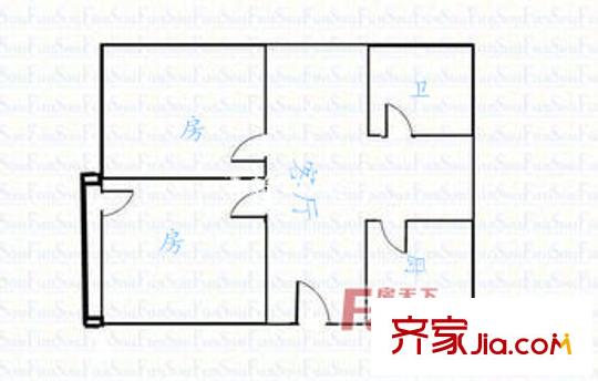 公安局興寧分局宿舍 戶型圖