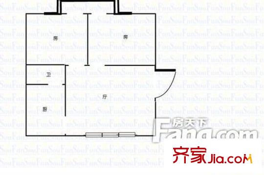 公安局興寧分局宿舍 戶型圖