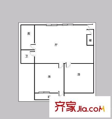 桂登商場住宅2室1廳1衛(wèi)1廚