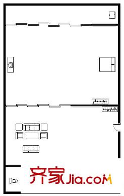 桂登商場住宅1室1廳1衛(wèi)1廚