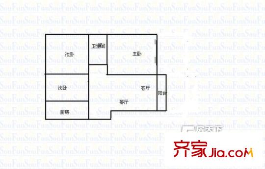 崇左市教育局駐邕生活區(qū)戶(hù)型圖崇左市駐邕生活區(qū)3s2t 3室2廳1衛(wèi)1廚