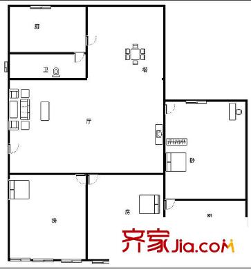 廣西話劇團(tuán)大院戶(hù)型圖3s2t1w