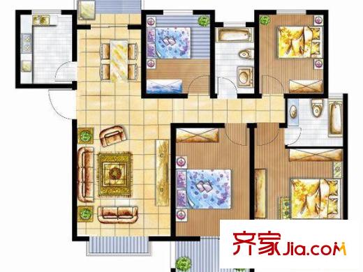 廣西話劇團大院戶型圖4s