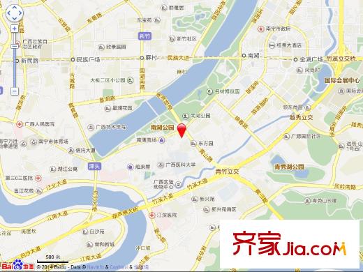 南湖苑交通圖  交通示意圖