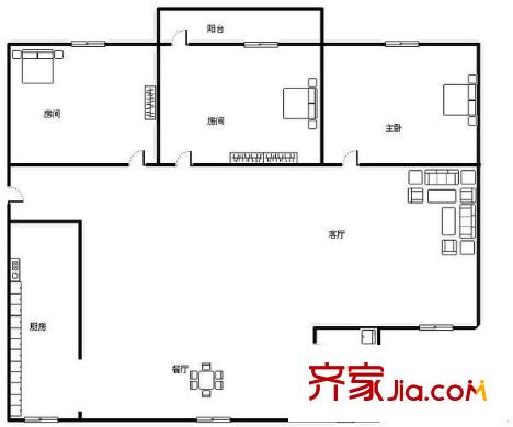 廣西話劇團(tuán)大院戶(hù)型圖3